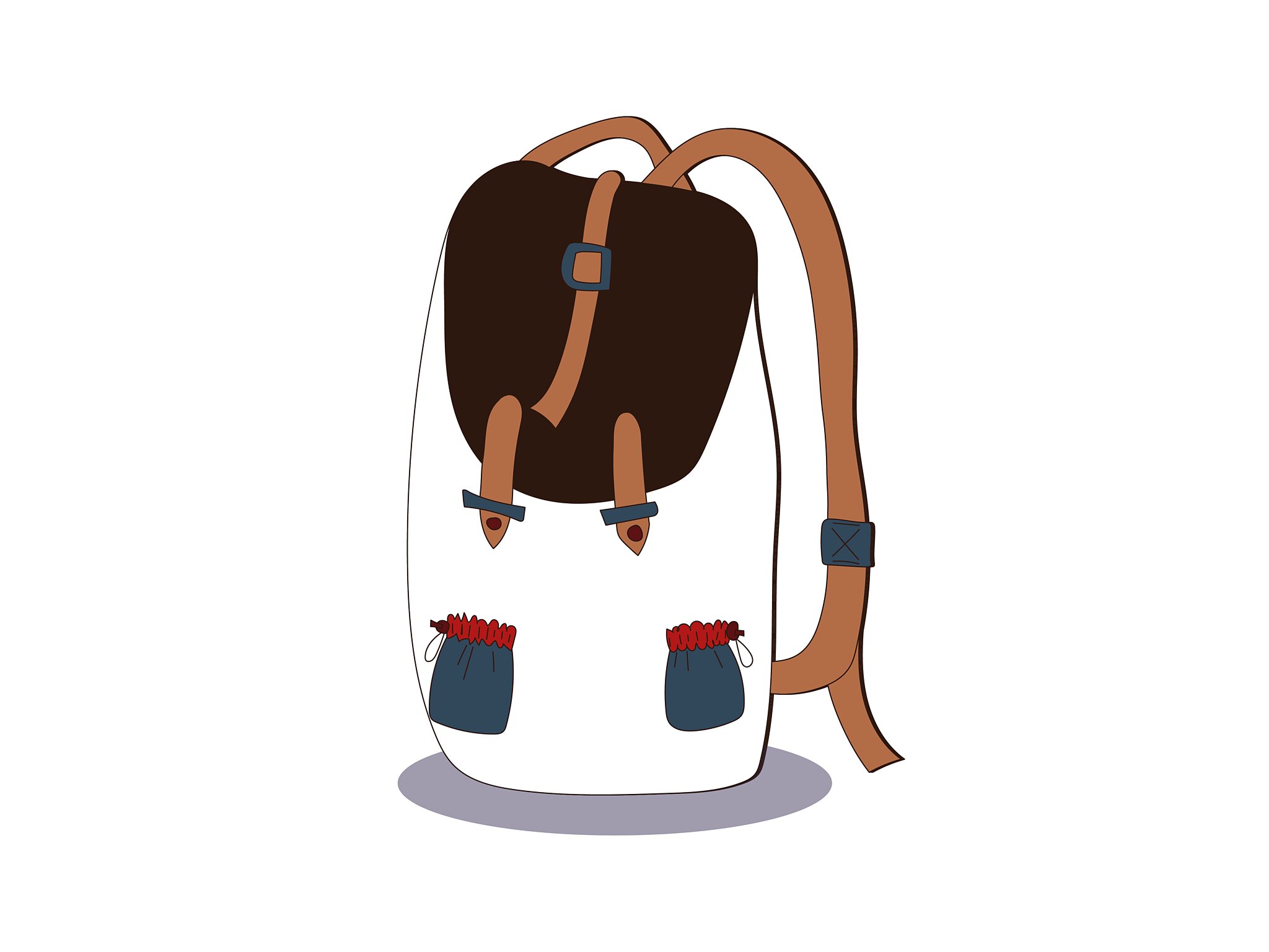 Bag detail illustration