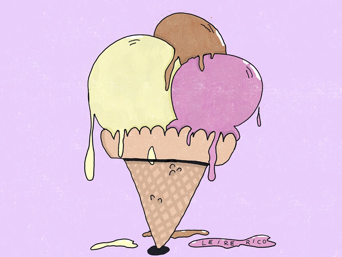 Ice-cream illustration