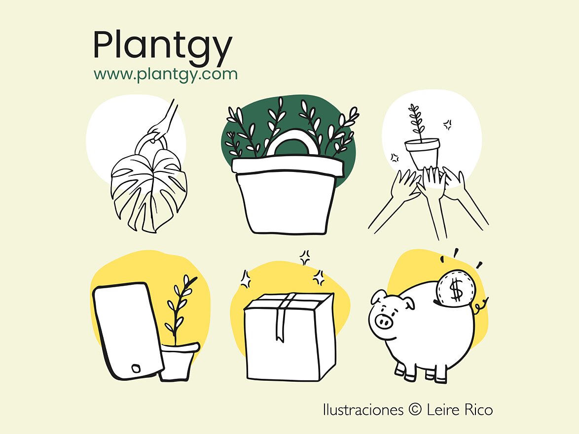 Plantgy marketplace illustration
