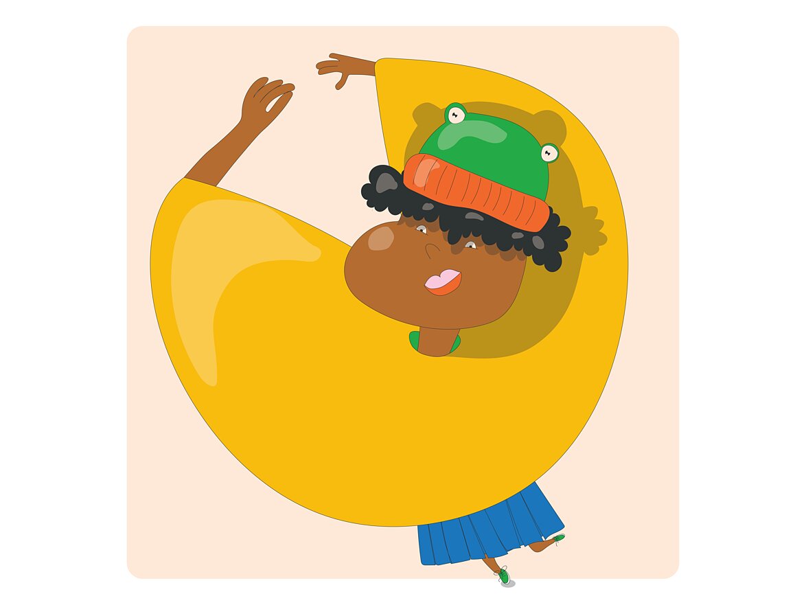 Tortilla girl illustration